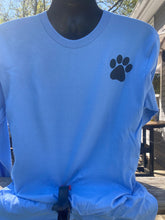 Load image into Gallery viewer, " Rescue Love " Long-Sleeve T-Shirt: Carolina Blue