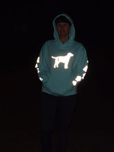 Load image into Gallery viewer, ADULT 3XL Mint Reflective Hoodie - CUSTOMIZE YOUR BREED