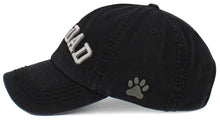 Load image into Gallery viewer, Embroidered Vintage Distressed “Dog Dad” Hat - Black
