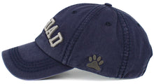 Load image into Gallery viewer, Embroidered Vintage Distressed “Dog Dad” Hat - Blue
