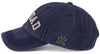Embroidered Vintage Distressed “Dog Dad” Hat - Blue