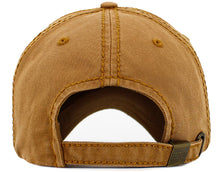Load image into Gallery viewer, Embroidered Vintage Distressed “Dog Dad” Hat - Brown
