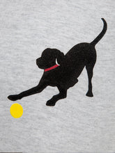 Load image into Gallery viewer, Black Lab w/ Red Collar-Long Sleeve-Ash Grey
