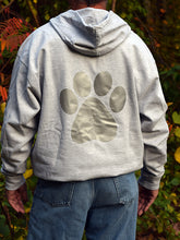 Load image into Gallery viewer, YOUTH LARGE Ash Grey Reflective Hoodie - CUSTOMIZE YOUR BREED
