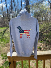 Load image into Gallery viewer, Grey USA Hoodie
