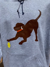 Load image into Gallery viewer, Grey Chocolate Lab w/ Orange Collar
