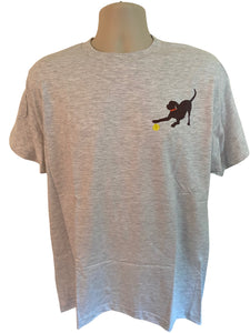 Chocolate Lab Short Sleeve - Ash Grey