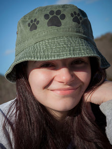 Adult 3 Paw Bucket Hats 