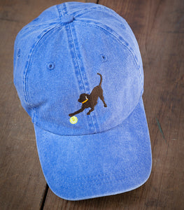 Denim Blue Embroidered Labrador Hats