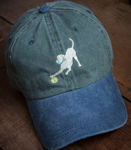 Olive w/ Blue Brim Embroidered Labrador Hats