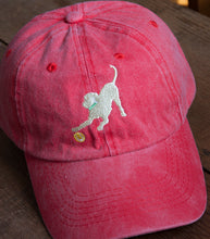 Load image into Gallery viewer, Red Embroidered Labrador Hats
